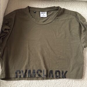Gymshark Green Boxy Crop T-Shirt